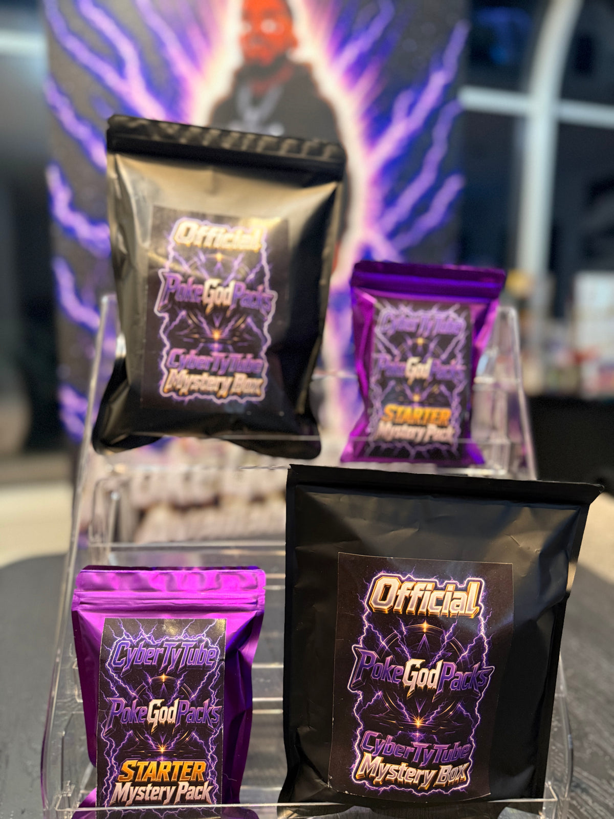 Official PokeGodPacks Pokémon Card Mystery Box