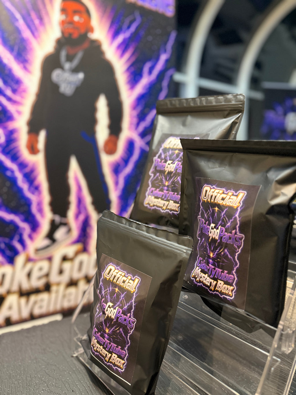 Official PokeGodPacks Pokémon Card Mystery Box