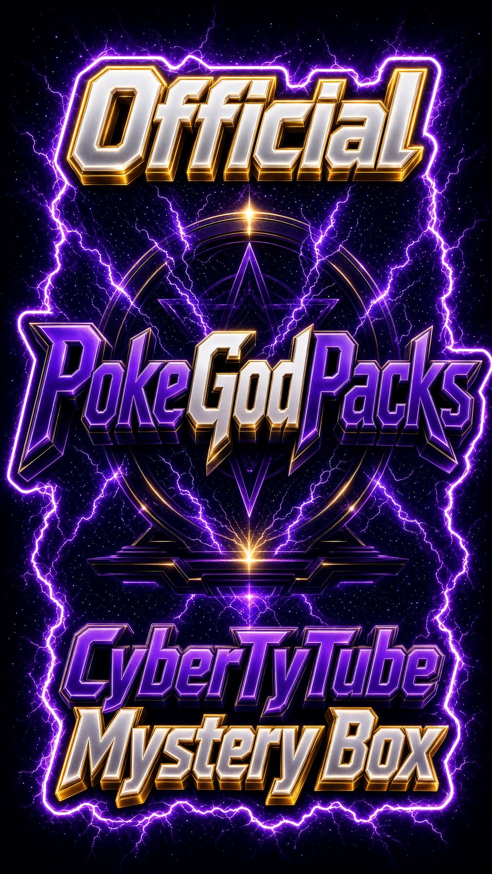 Official PokeGodPacks Pokémon Card Mystery Box