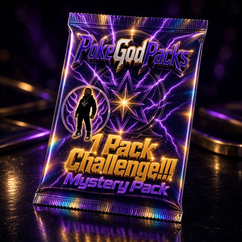 PokeGodPacks 1 Pack Challenge!!! Pokémon Cards Mystery Pack