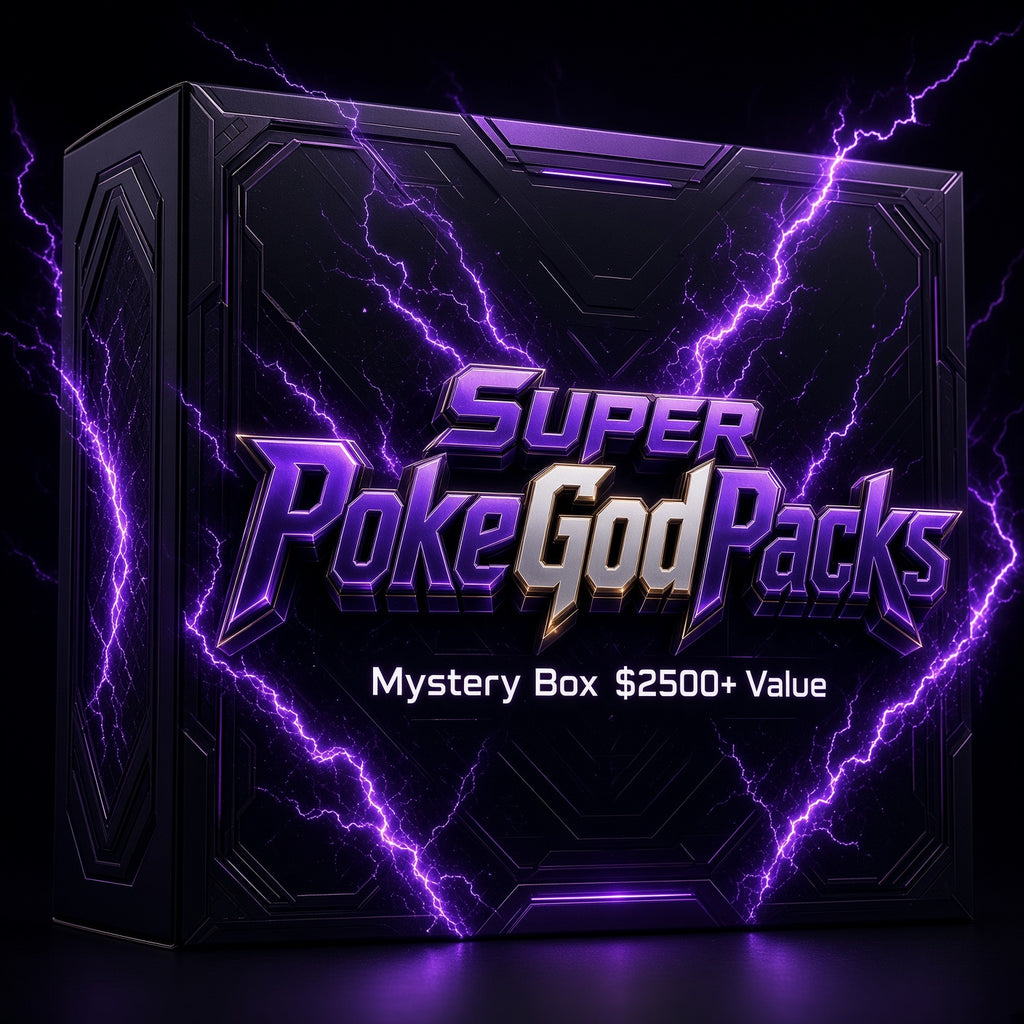 SUPER PokeGodPacks Pokémon Cards Mystery Box