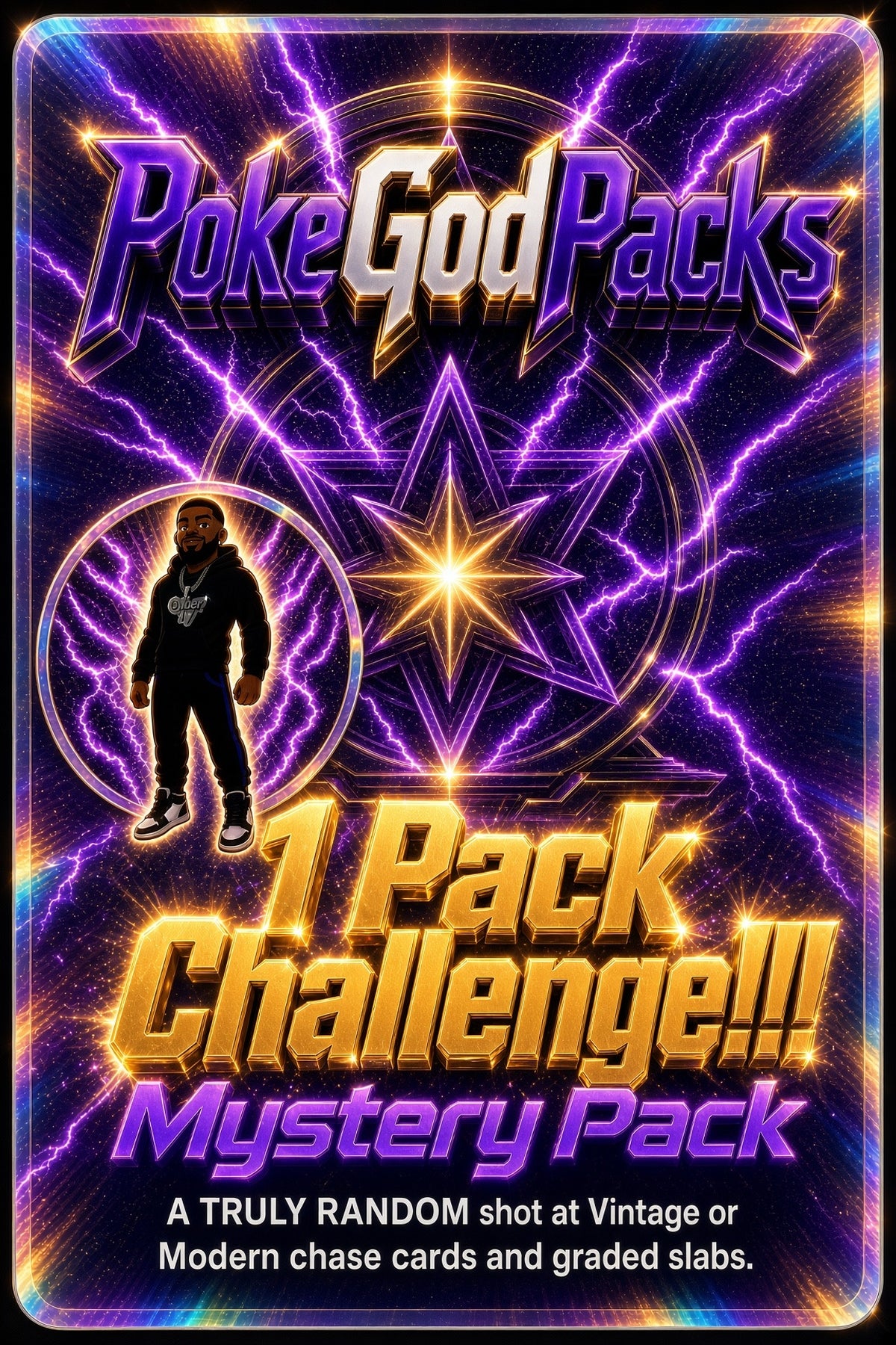 PokeGodPacks 1 Pack Challenge!!! Pokémon Cards Mystery Pack